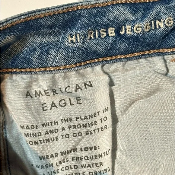 Women’s Hi Rise Jegging Light Blue Denim Jeans - Picture 13 of 13